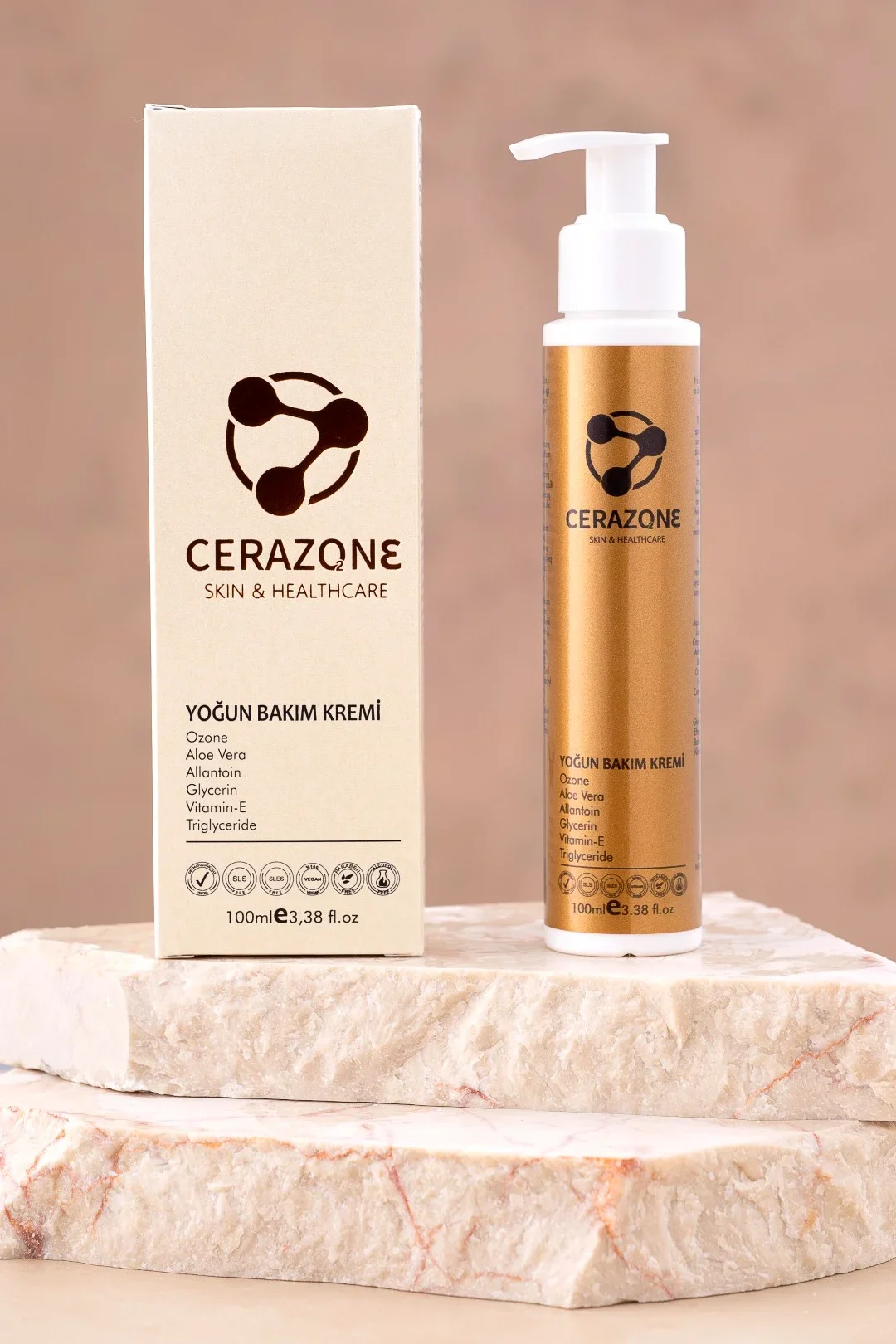 Yoğun Bakım Kremi 100 ml Ozon ve Aloe Vera Özlü Yoğun Nemlendirici Ve Bariyer Onarıcı