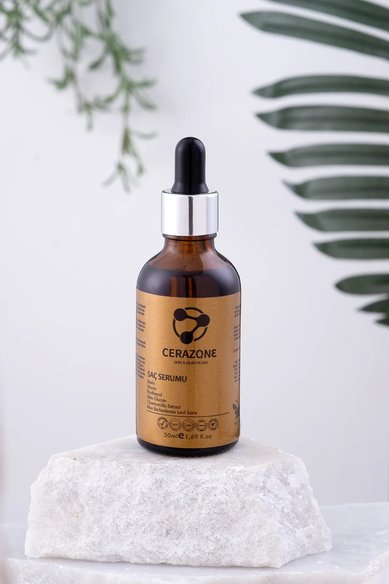 Saç Serumu Bakım ve Onarıcı Argan Yağı ve Keratin Özlü Saç Uzatmaya Yardımcı 50 ml