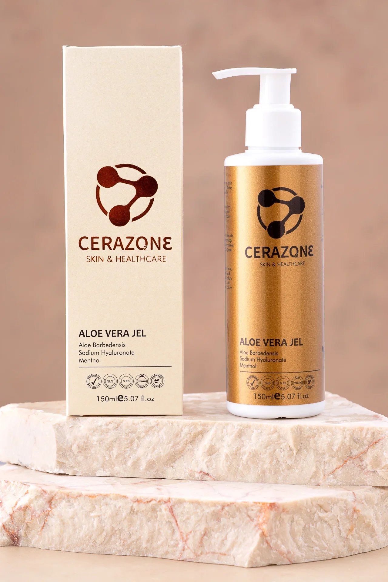 Güneş Sonrası Yatıştırıcı Ferahlatıcı Aloe Vera Jel 150 ml (Hyalüronik Asitli)