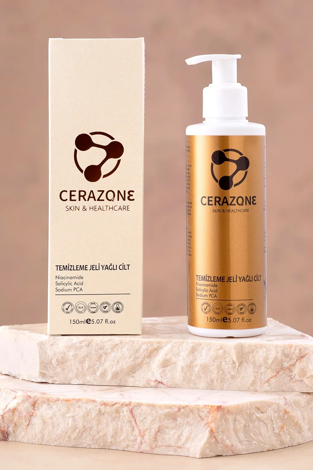 Yağlı ve Karma Ciltlere Özel Temizleme Jeli ve Tonik  Arındırıcı Bakım Seti 2 adet x 150 ml