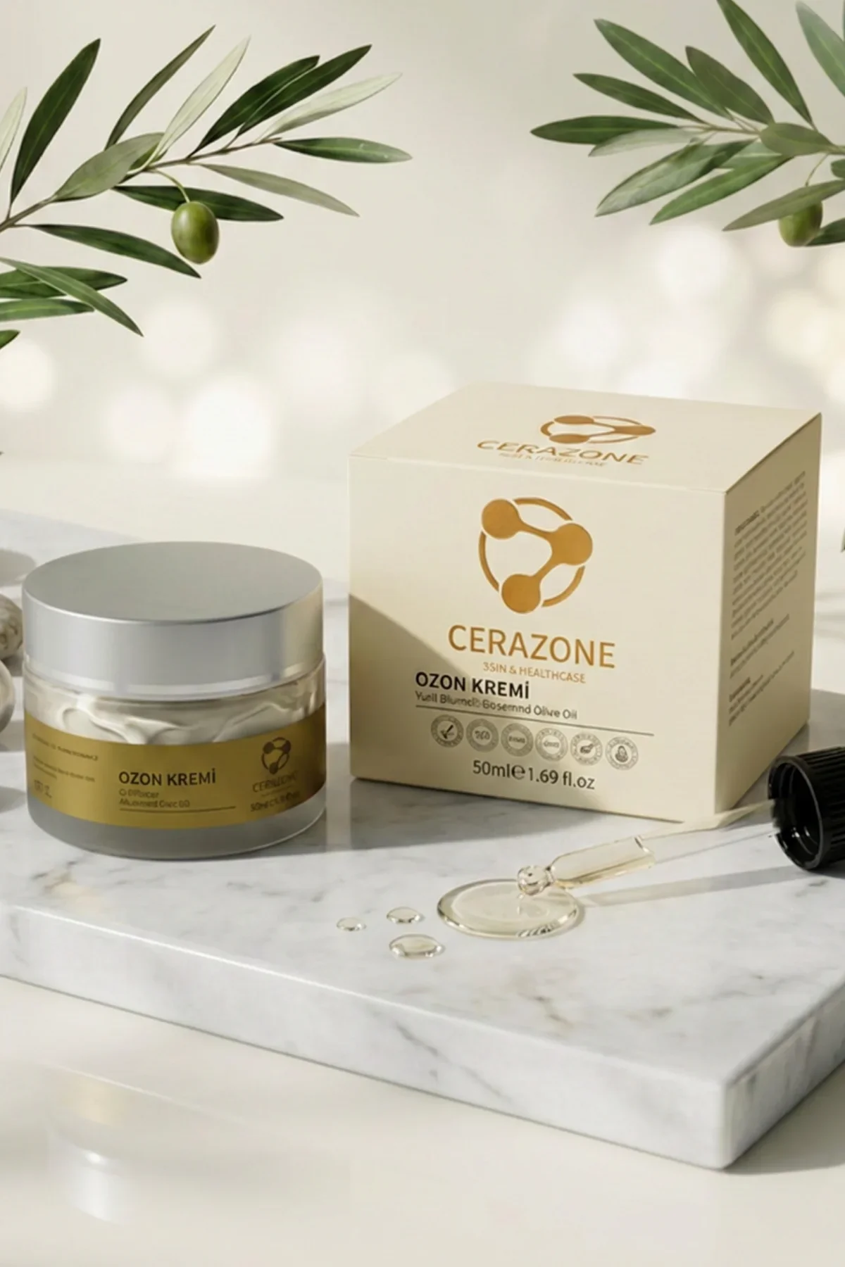 Ozon Kremi Yüksek Konsantrasyonlu Ozon Terapi Kremi 50 ML